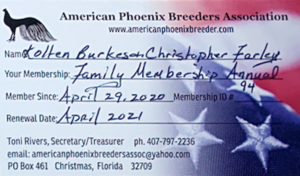 american-phoenix-breeders-association-corporation-membership-tfbt-farms